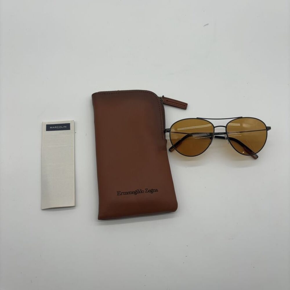 Ermenegildo Zegna Sunglasses w leather pouch lux designer sunglasses woman